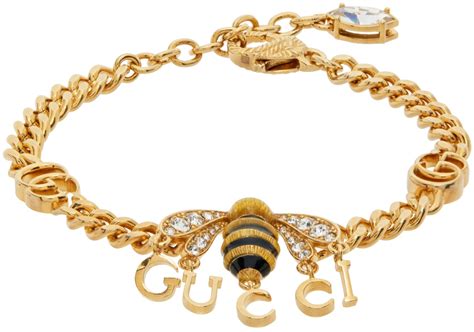 armband gucci damen|gucci bee bracelet.